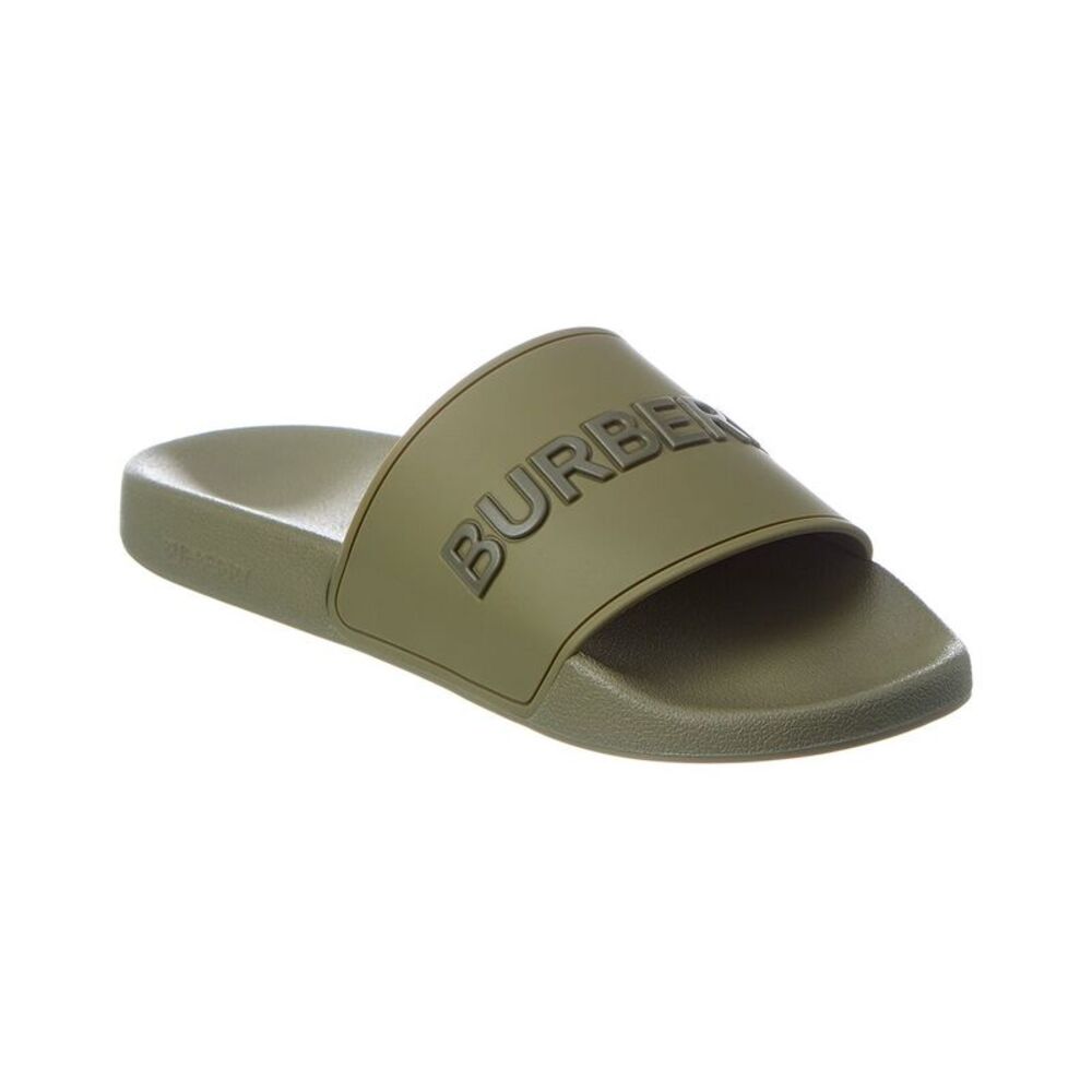 Burberry Rubber Slide, Green
